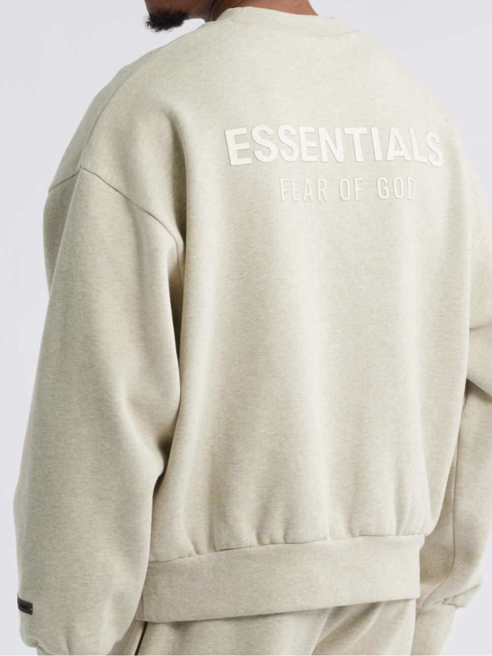 Fear of God Essentials Men's Cream Sweatshirt